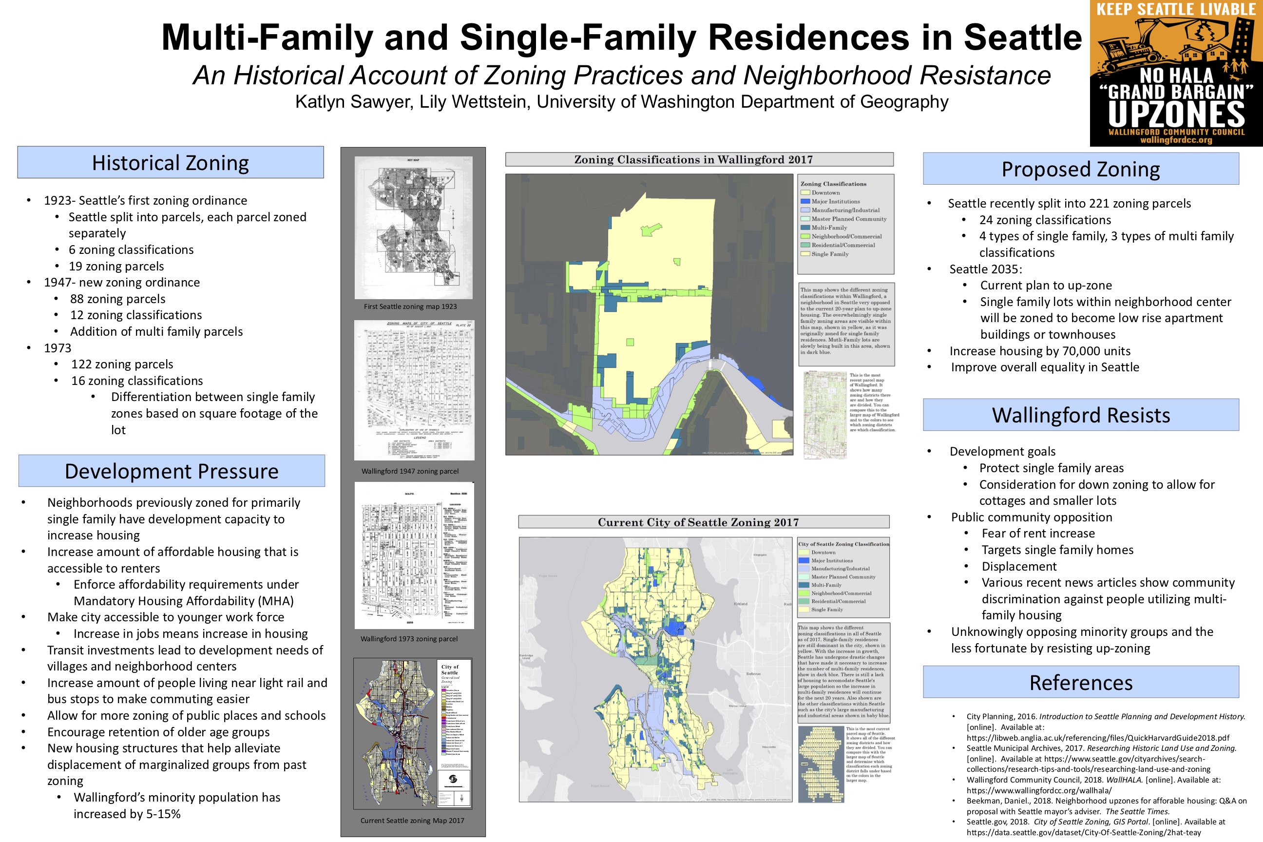 Seattle Zoning Map Gis Zoning In Seattle” In “Proceedings Of The Second Annual Uw Gis Symposium”  On Manifold At The University Of Washington