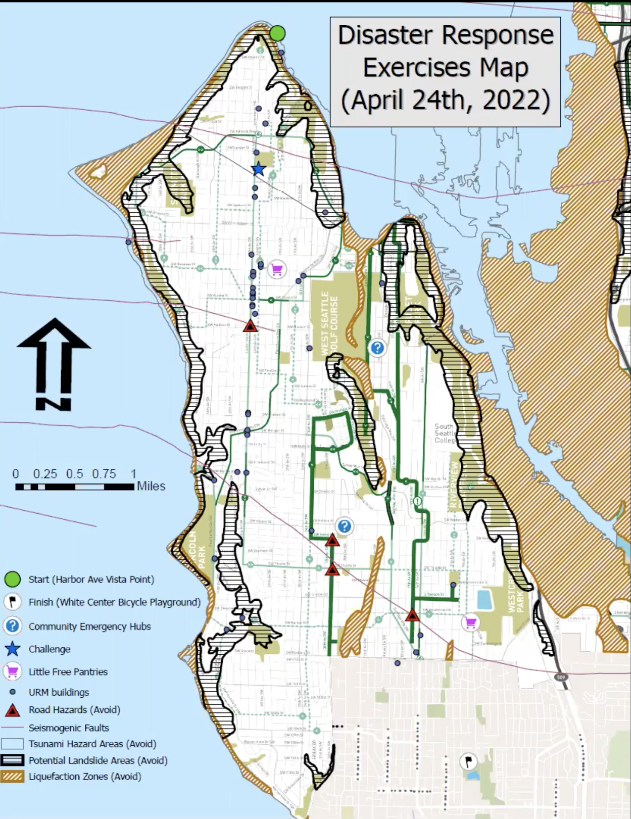 Slide from "The Disaster Response Exercise: Mapping a Post-Earthquake Environment from a Bicyclist's Perspective" presentation