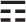 Three stacked bars, with the top one solid and the lower two divided.
