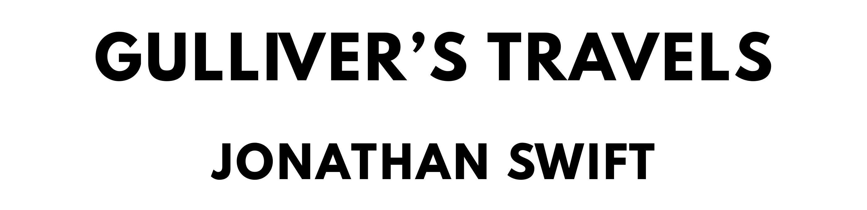 The titlepage for the Standard Ebooks edition of Gulliver’s Travels, by Jonathan Swift
