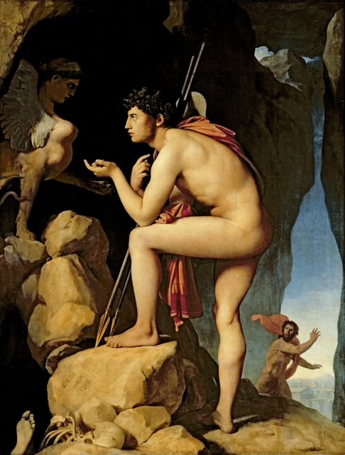 Oedipus and the Sphinx, 1808 - Jean Auguste Dominique Ingres