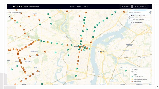 Unlocked Maps Interface